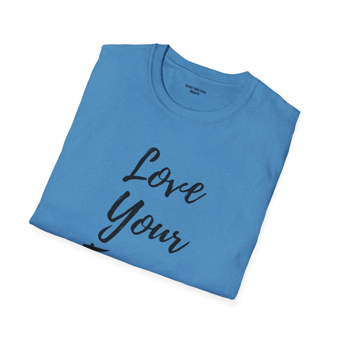 Love Your Farmer Unisex Softstyle T-Shirt - Cozy Gift for Farmers & Agriculture Supporters