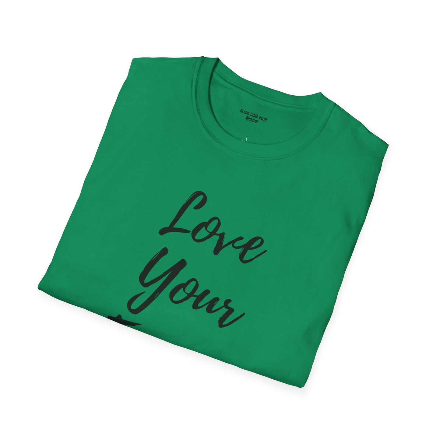 Love Your Farmer Unisex Softstyle T-Shirt - Cozy Gift for Farmers & Agriculture Supporters