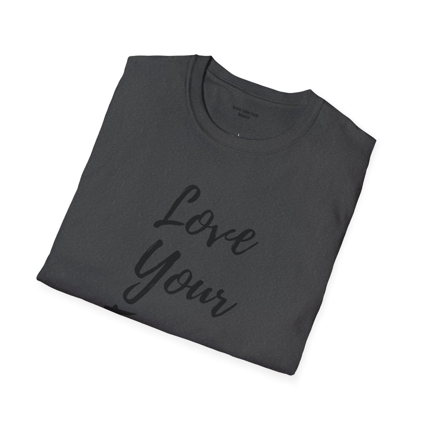 Love Your Farmer Unisex Softstyle T-Shirt - Cozy Gift for Farmers & Agriculture Supporters