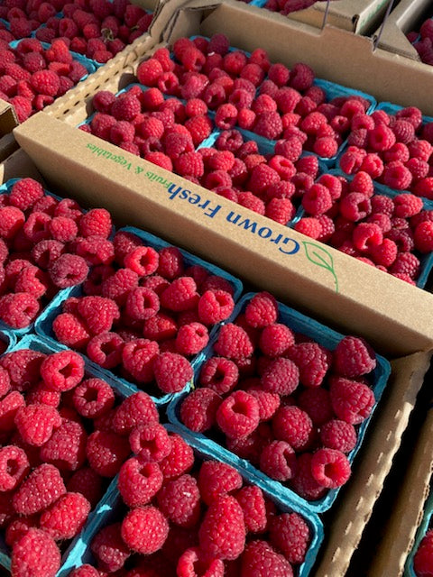 Full Flat Raspberries