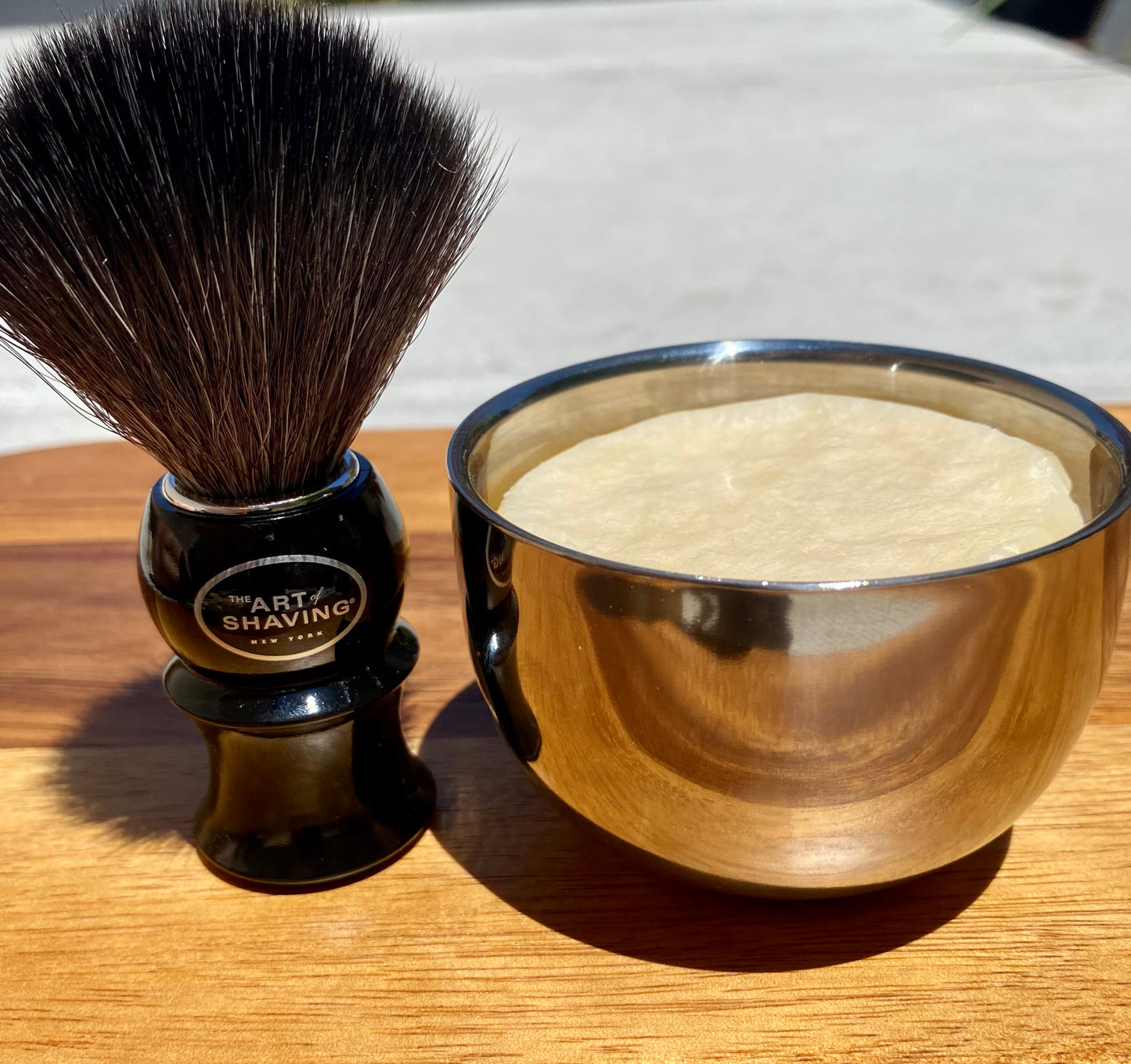 Shave Bar, Brush & Bowl Set